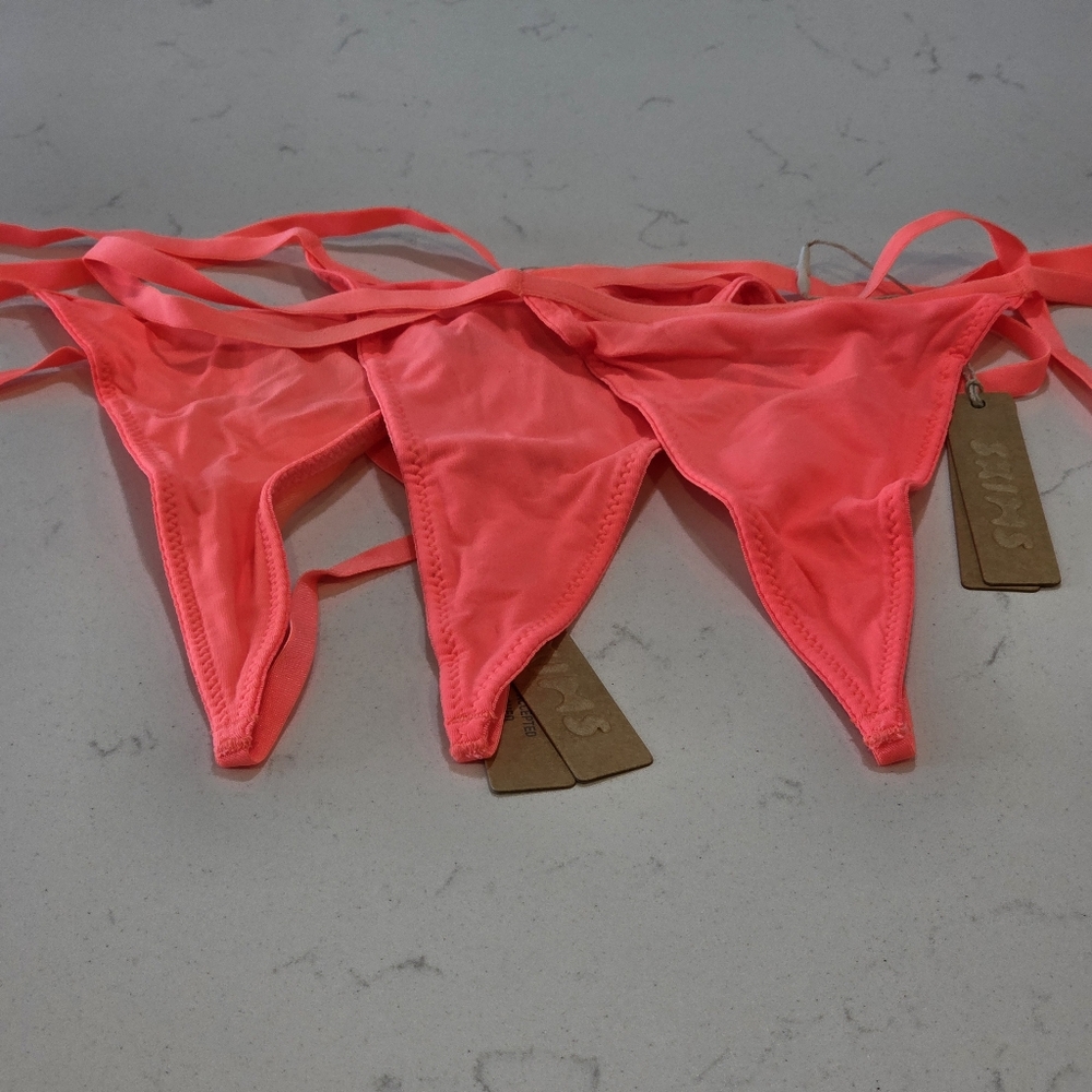 3pcs SKIMS FITS EVERYBODY MICRO THONG/2X/ NECTARINE/ NWT